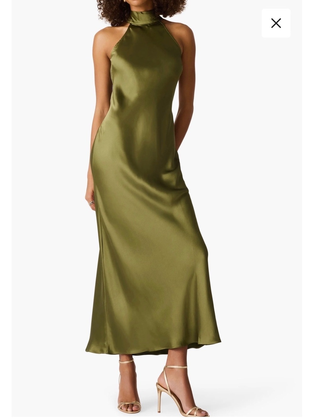 Steve Madden open back tie detail maxi dress